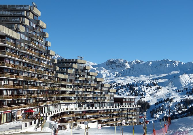 France - Alpes - La Plagne - Plagne Aime 2000 - Skissim Classic - Vue Pistes - Plagne - Aime 2000